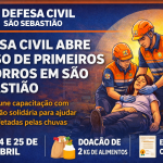 SÃO SEBASTIÃO: CHAMADO SOLIDÁRIO DEFESA CIVIL