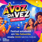 SÃO SEBASTIÃO: FEST VOZ 2026 CANTE E BRILHE