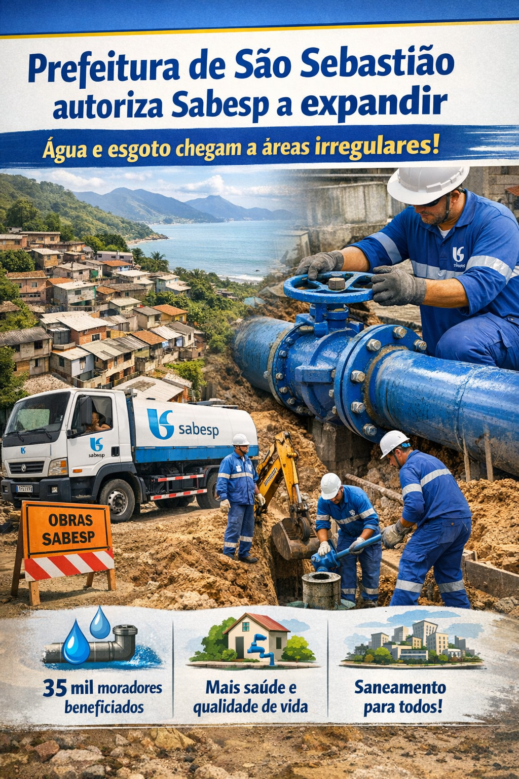 SÃO SEBASTIÃO INVESTI EM SANEAMENTO