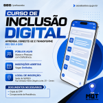 SÃO SEBASTIÃO:CURSO DE INCLUSÃO DIGITAL