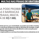 Multa de R$ 1.000,00 em Ubatuba