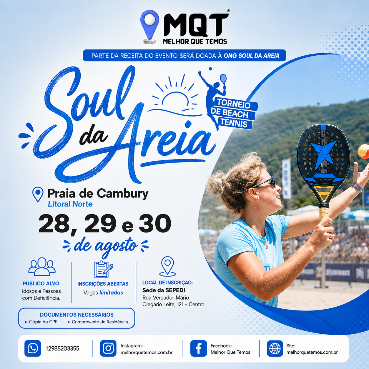 SÃO SEBASTIÃO: SOUL DA AREIA EM CAMBURY