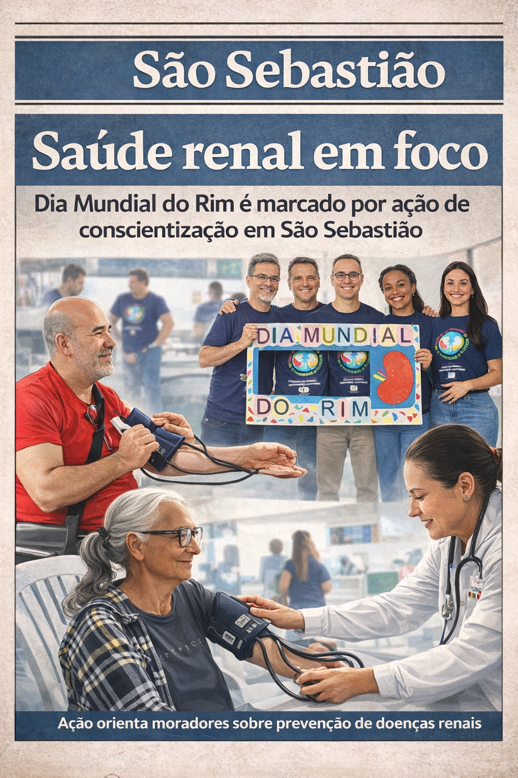 SÃO SEBASTIÃO: SAÚDE RENAL EM FOCO