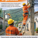 SÃO SEBASTIÃO: CENTRO COM FIAÇÃO ORGANIZADA