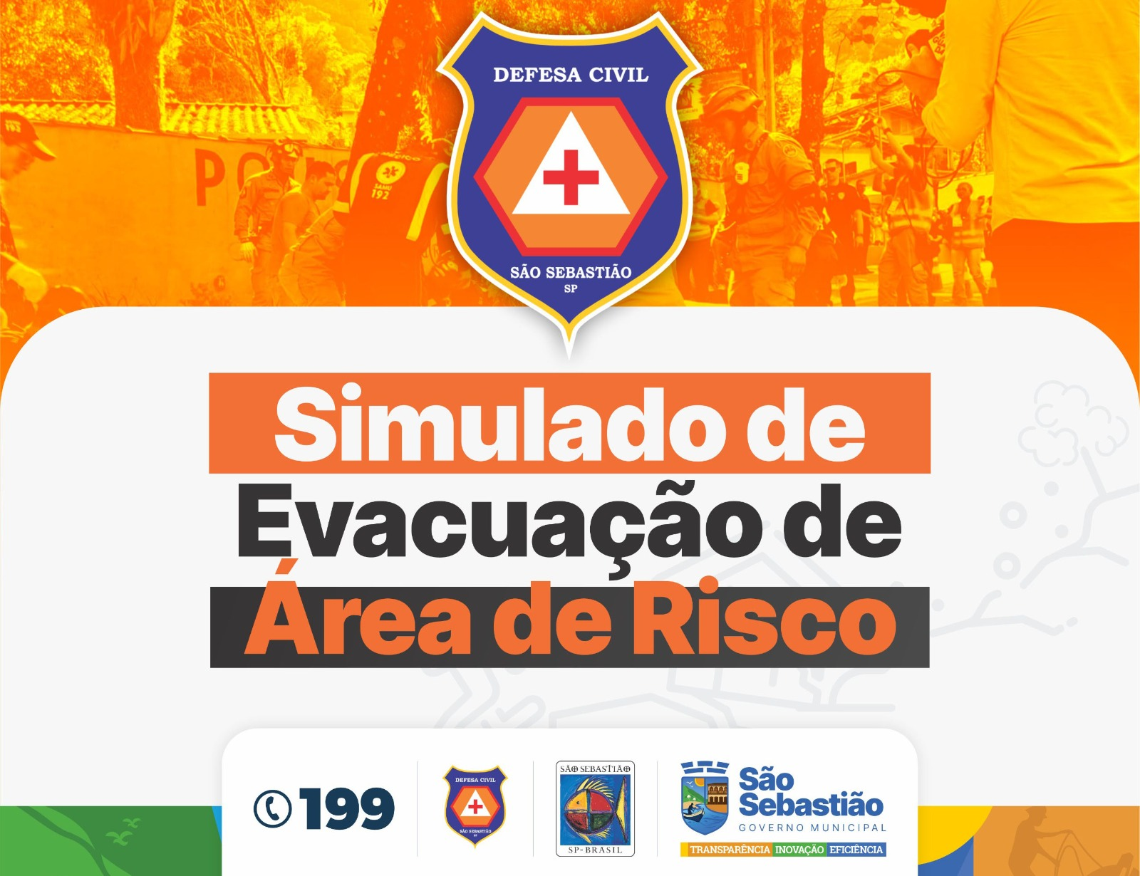 Defesa Civil inicia simulados de evacuação