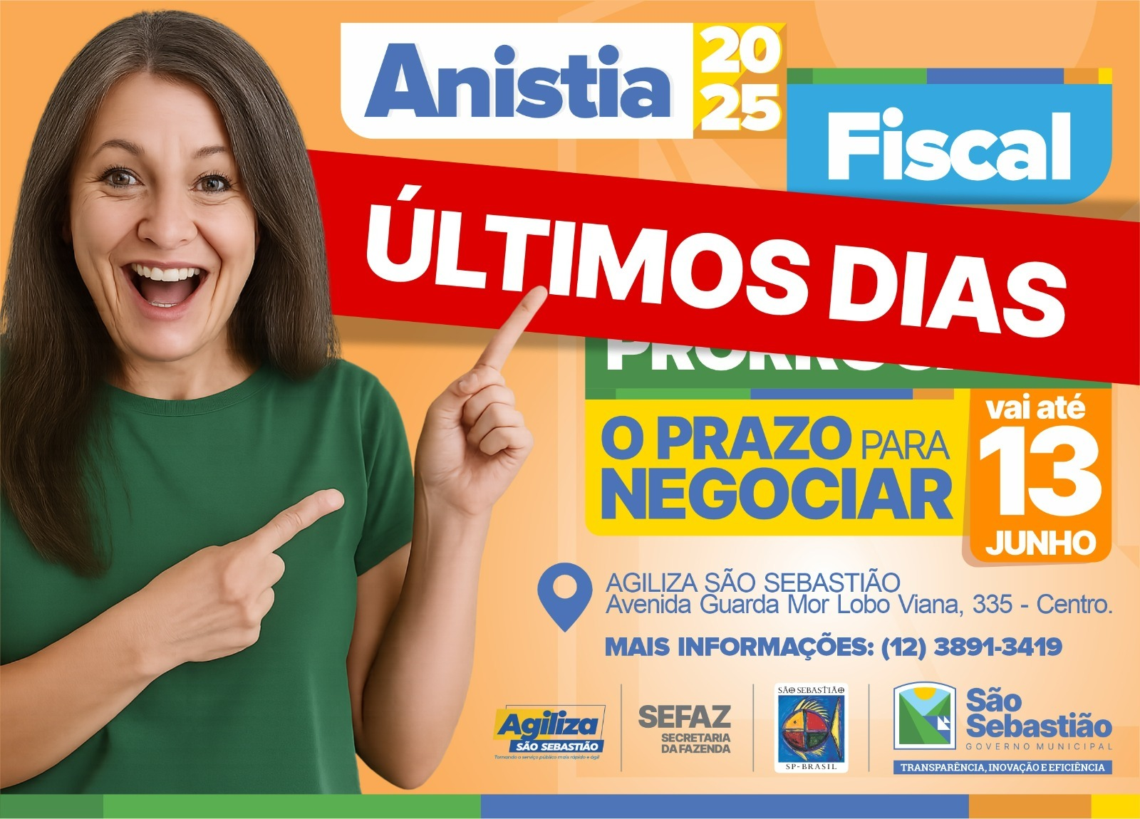 Campanha de Anistia Fiscal entra na reta final em São Sebastião