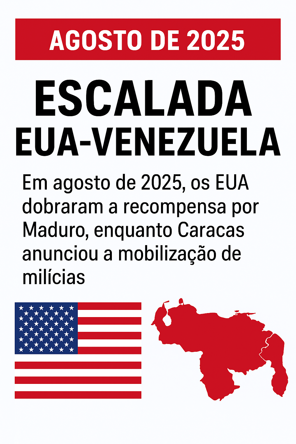 Relatório – Escalada EUA–Venezuela em Agosto de 2025