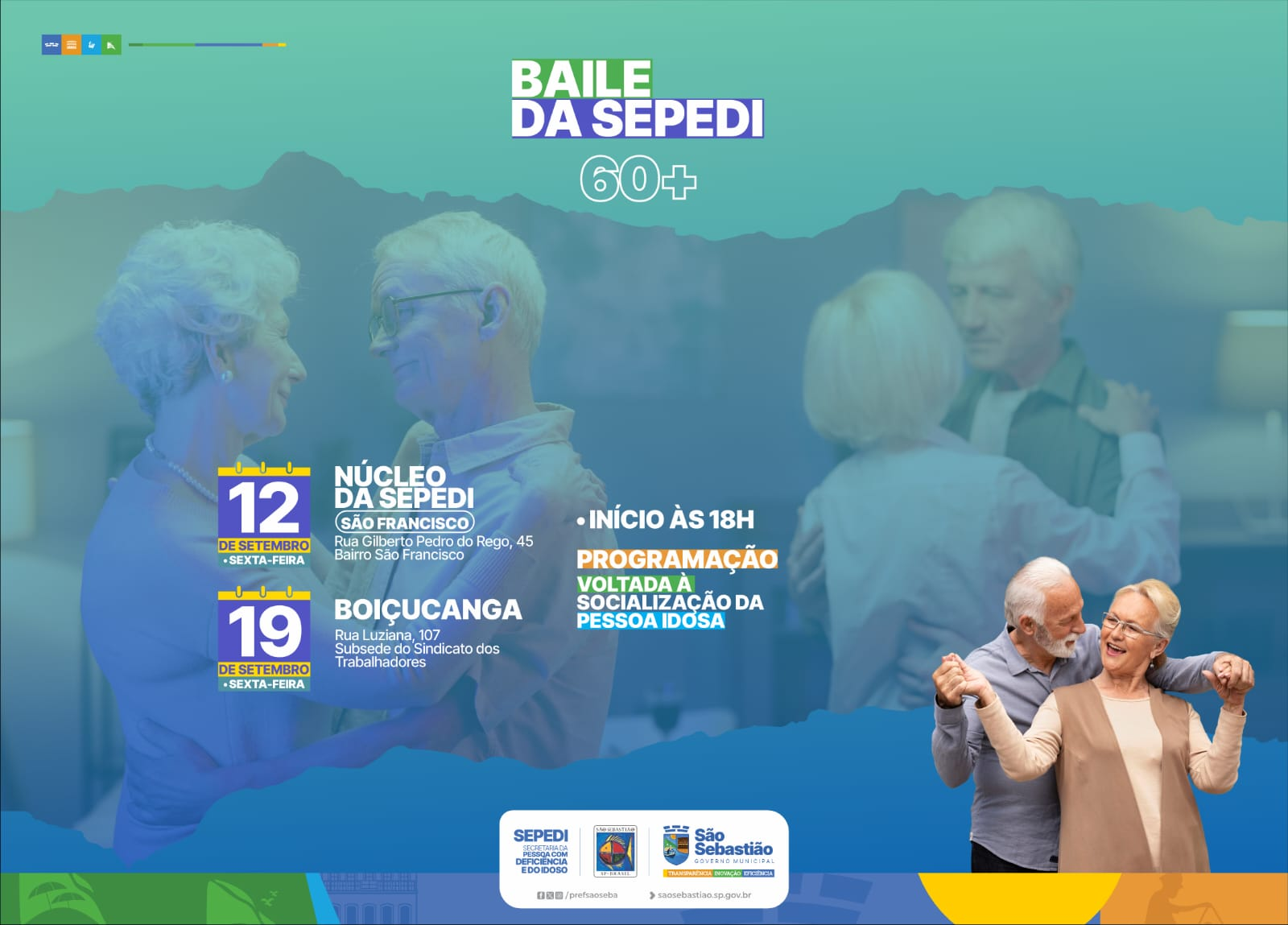 Prefeitura de São Sebastião promove Baile 60