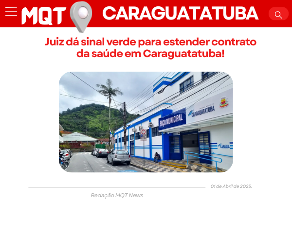 Saúde de Caraguatatuba.