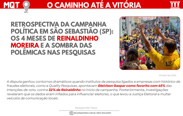 Retrospectiva e os 4 Meses de Reinaldinho Prefeito