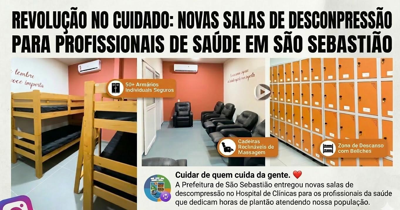 DESCANSO PARA PROFISSIONAIS DA SAÚDE