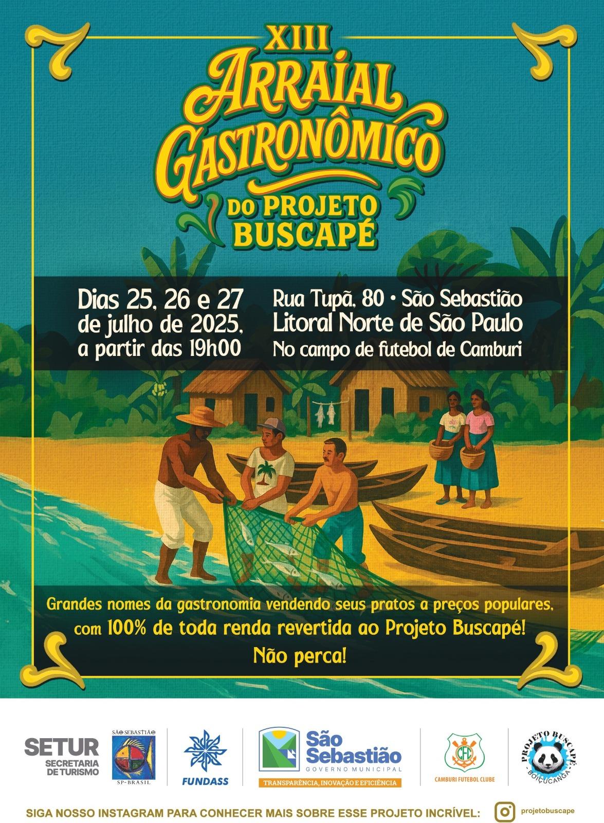 Arraial Gastronômico do Projeto Buscapé chega à 13ª edição